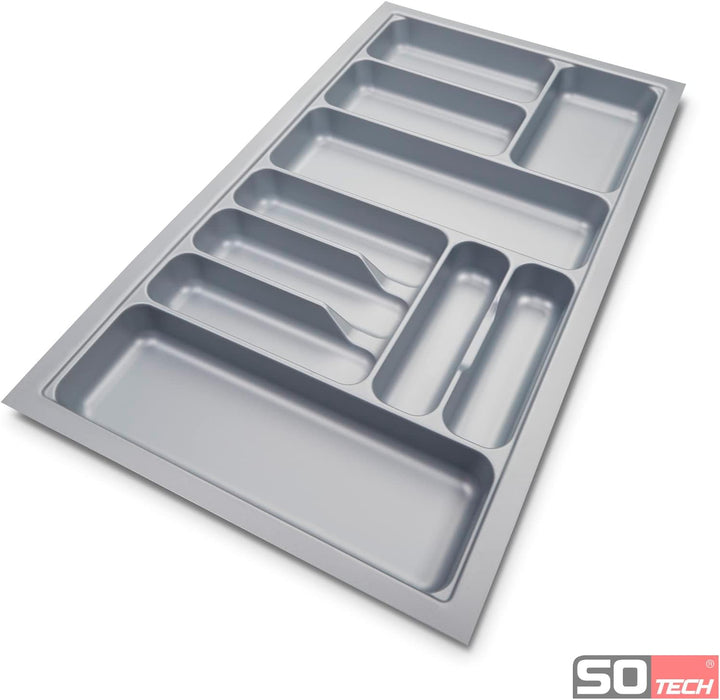 Orga-Box Besteckeinsatz I Besteckkasten 817 x 474 mm für Tandembox + ModernBox im 90er Schrank 817 x