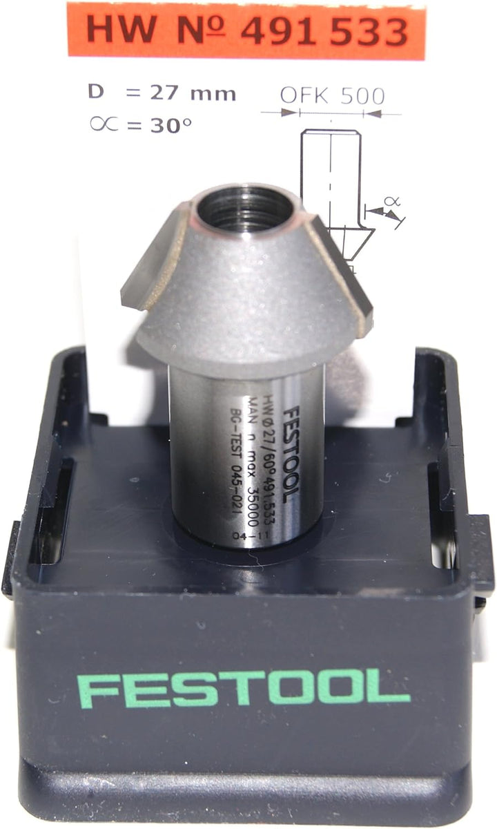 Festool Fasefräser HW 60°-OFK 500, HW 60°-OFK 500