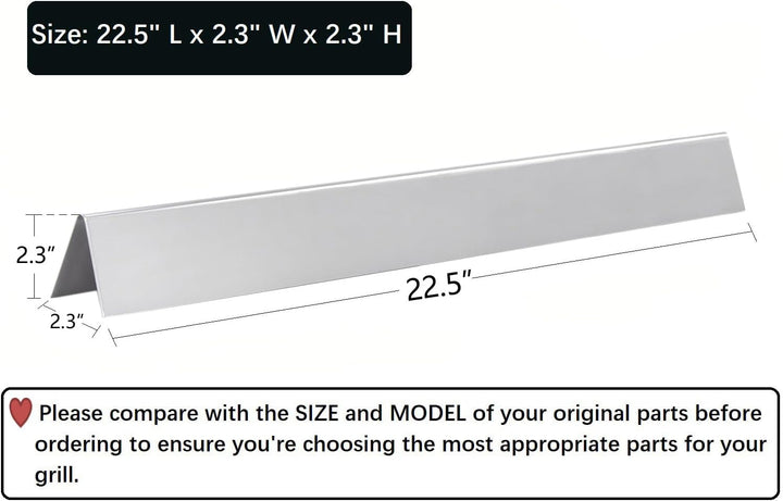 Leship 57.1 cm (22.5 Zoll) Ersatz für Weber 7536 65903, Spirit 300 Series (mit seitlicher Steuerung)