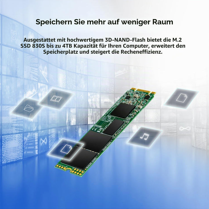 Transcend 2TB SATA III 6GB/S MTS830S 80 mm m.2 SSD 830S SSD TS2TMTS830S 2TB 80 mm, 2TB 80 mm