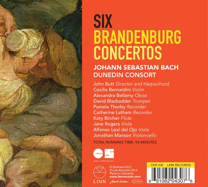 Bach: Brandenburgische Konzerte, Audio-CD