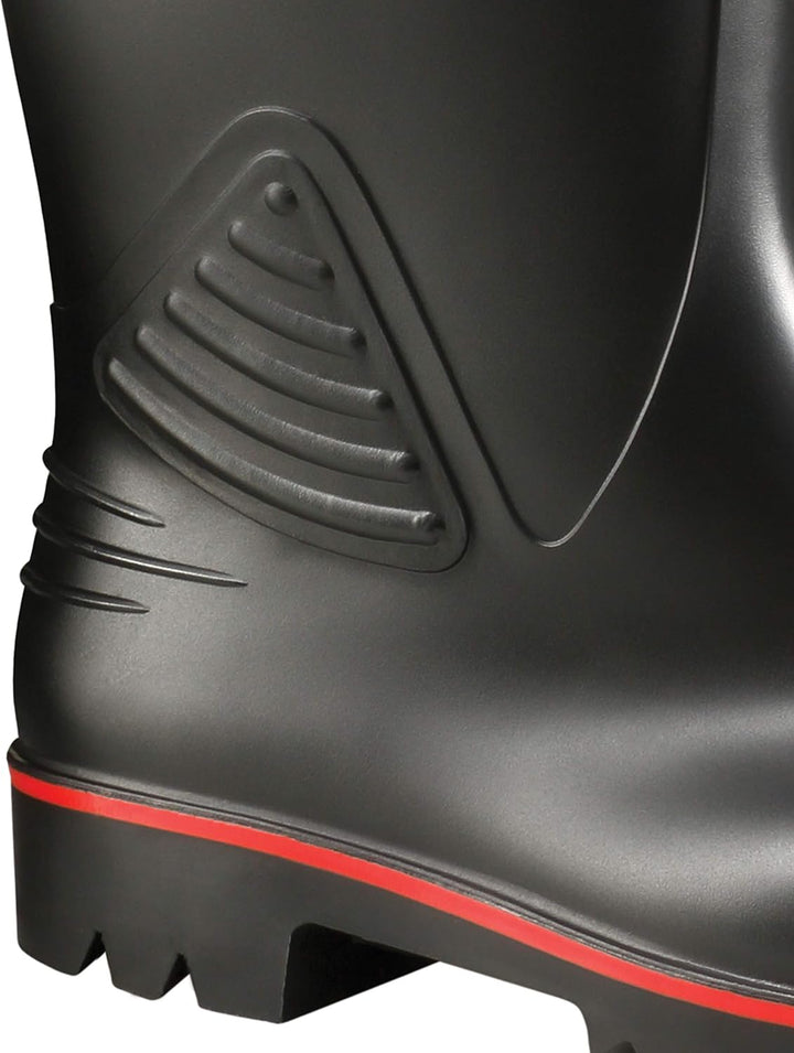 DUNLOP Acifort Heavy Duty Full Safety Wellington Black 46 EU Schwarz, 46 EU Schwarz