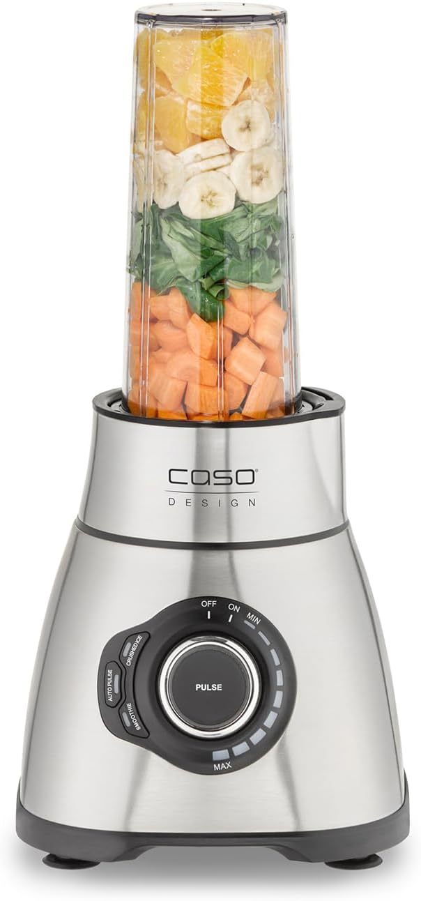 CASO B 1800 PowerBlender-Set - Standmixer, 28.000 U/min, Glasbehälter 1,75 L, inkl. Trinkflasche und
