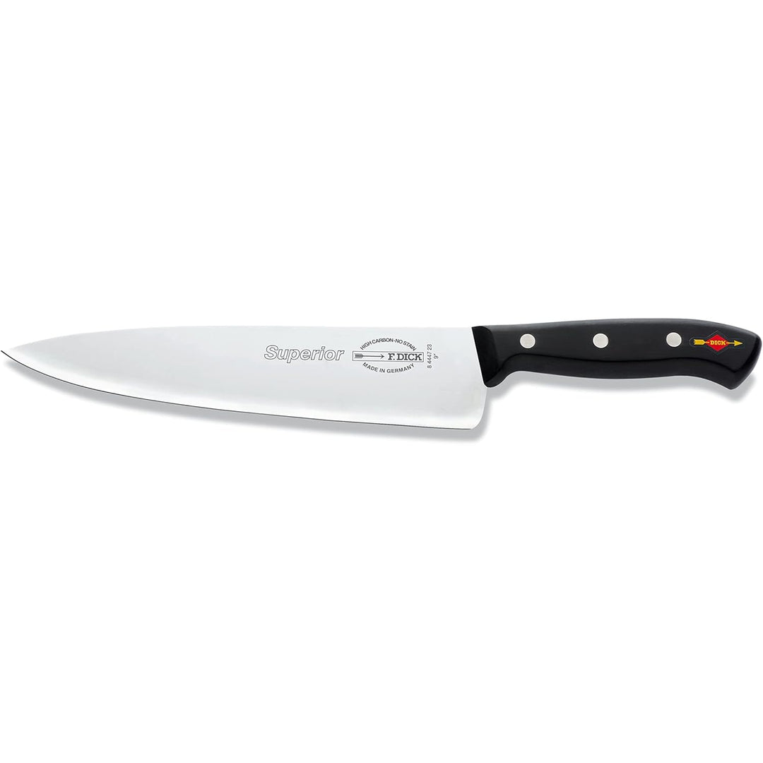 F. DICK Kochmesser, Küchenmesser, Superior (Messer mit Klinge 23 cm, X55CrMo14 Stahl, nichtrostend,