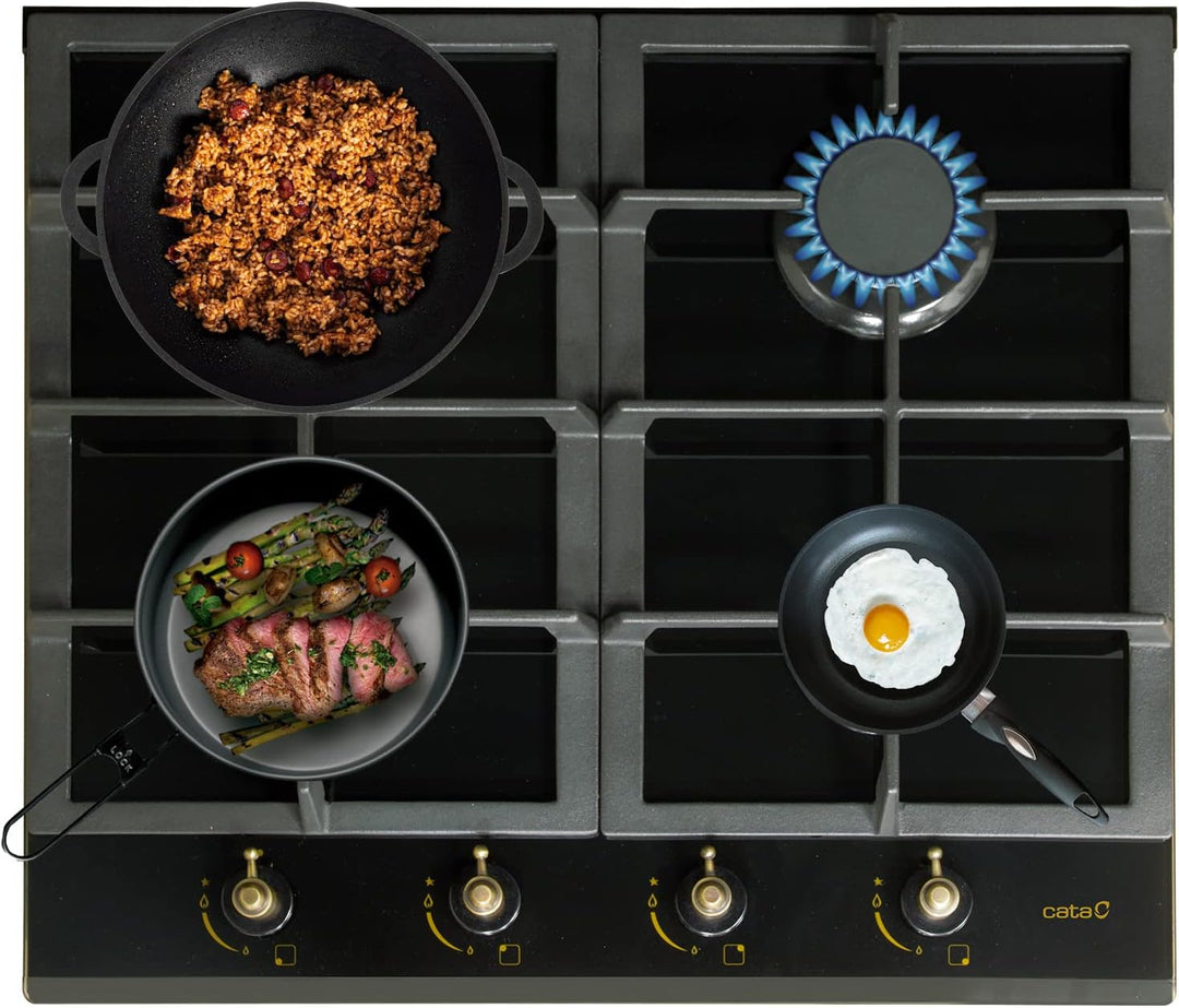 CATA ENCIMERA RCI631BK Gas 08028403 Gaskochfeld, RCI 631 schwarz