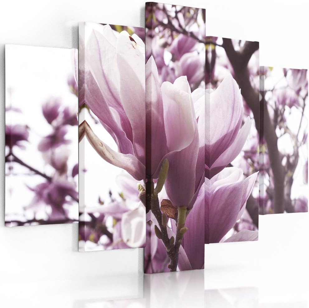 Feeby. Leinwandbild - 5 Teile - Bilder, Wand Bild, Wandbilder, Kunstdruck XXL, 5-Teilig, Typ A, 200x