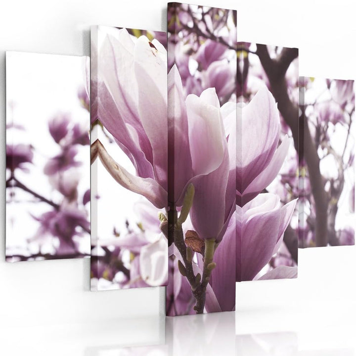 Feeby. Leinwandbild - 5 Teile - Bilder, Wand Bild, Wandbilder, Kunstdruck XXL, 5-Teilig, Typ A, 200x