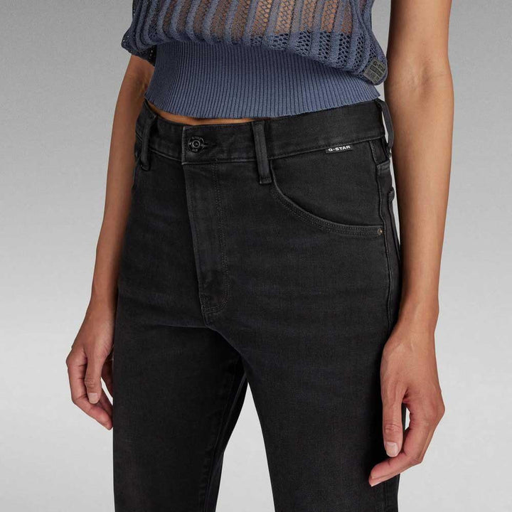 G-STAR RAW Damen Virjinya Slim Jeans 27W / 30L Schwarz (Jet Black B479-a814), 27W / 30L Schwarz (Jet
