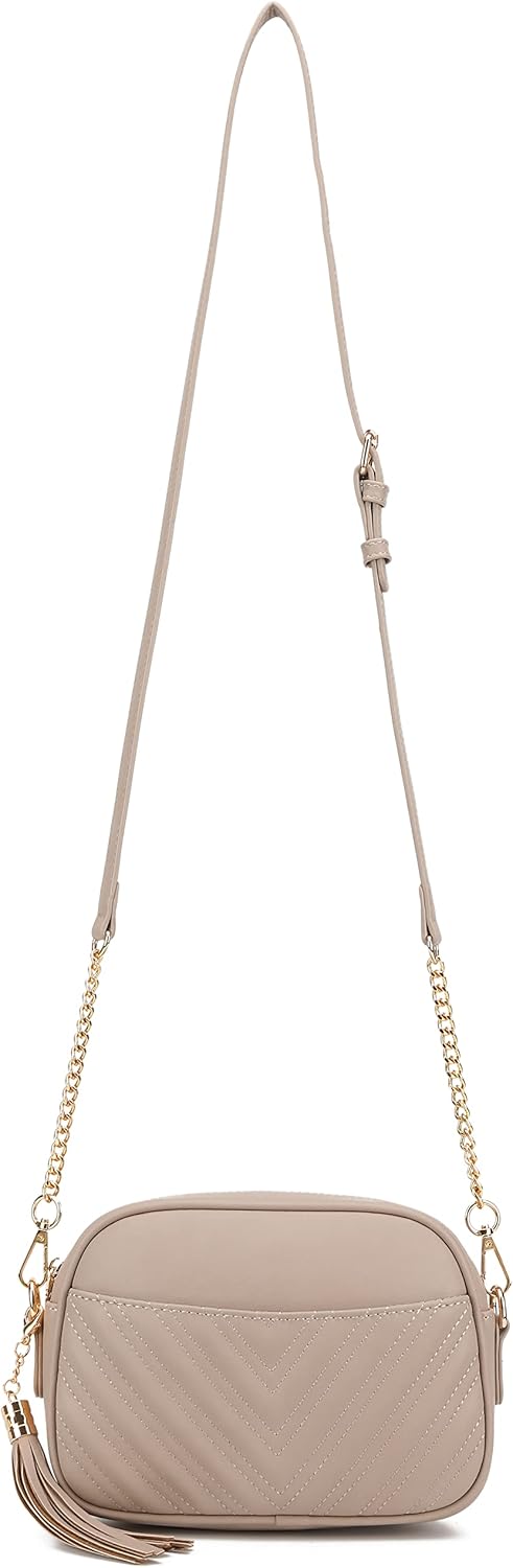 lola mae Gesteppte Umhängetasche, trendiges Design Schultertasche 1a15-stein, 1a15-stein