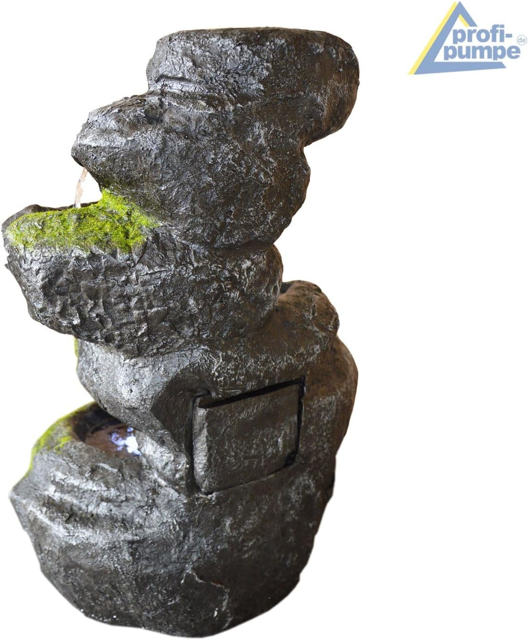 GARTENBRUNNEN BRUNNEN BRUNNEN ZIERBRUNNEN VOGELBAD Wasserfall GARTENLEUCHTE TEICHPUMPE - SPRINGBRUNN