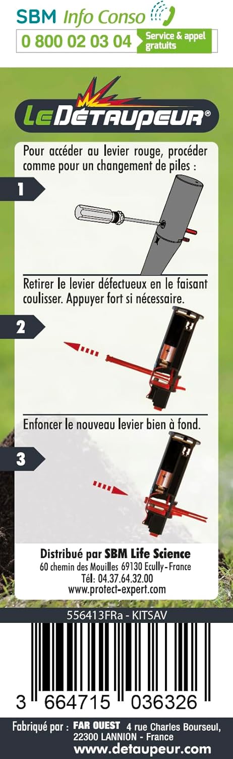 DETAUPEUR KIT SAV 2 TIGES + 1 PALPEUR KITSAV