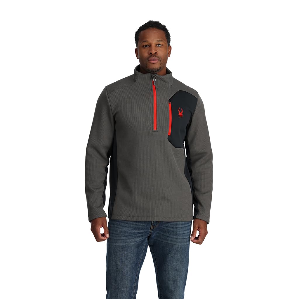 Spyder Herren Bandit 1/2 Zip Fleecejacke S Polar, S Polar