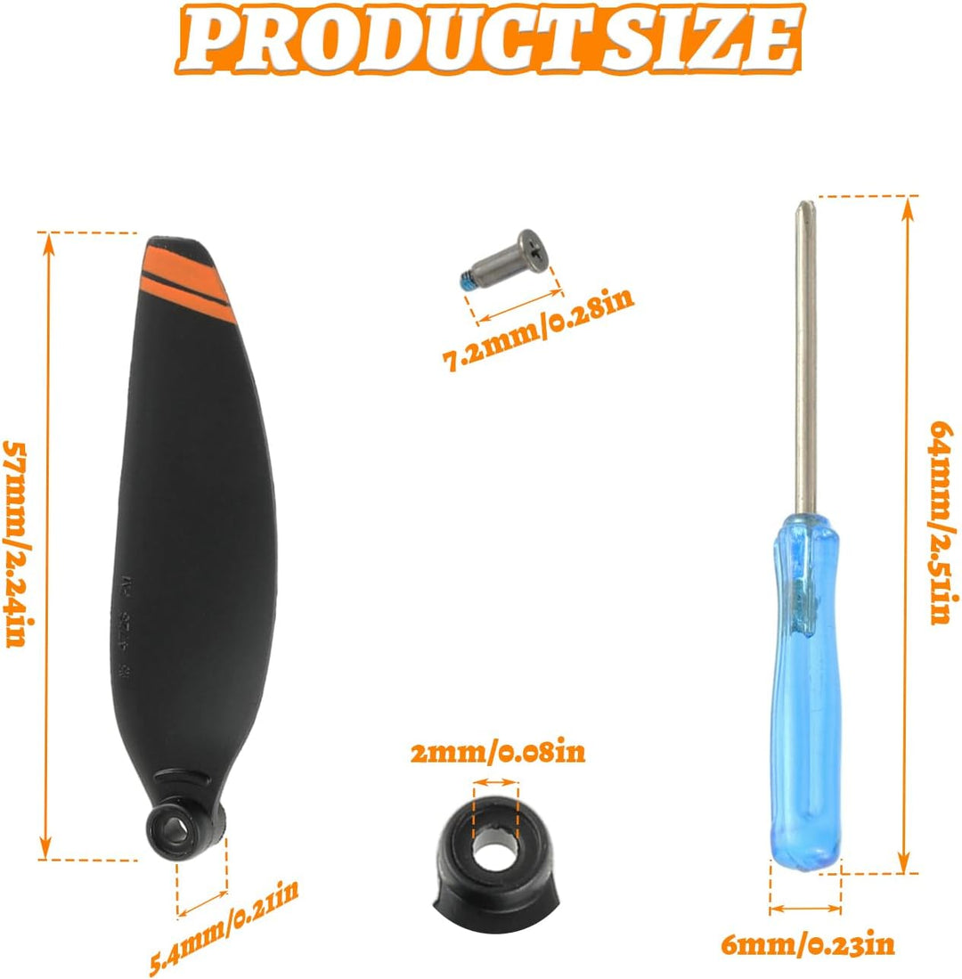 24Pcs Propeller für DJI Mini 4K, Mini 2 SE/ 2/ SE, Drohnen Ersatzpropeller Luftschrauben Set mit Sch