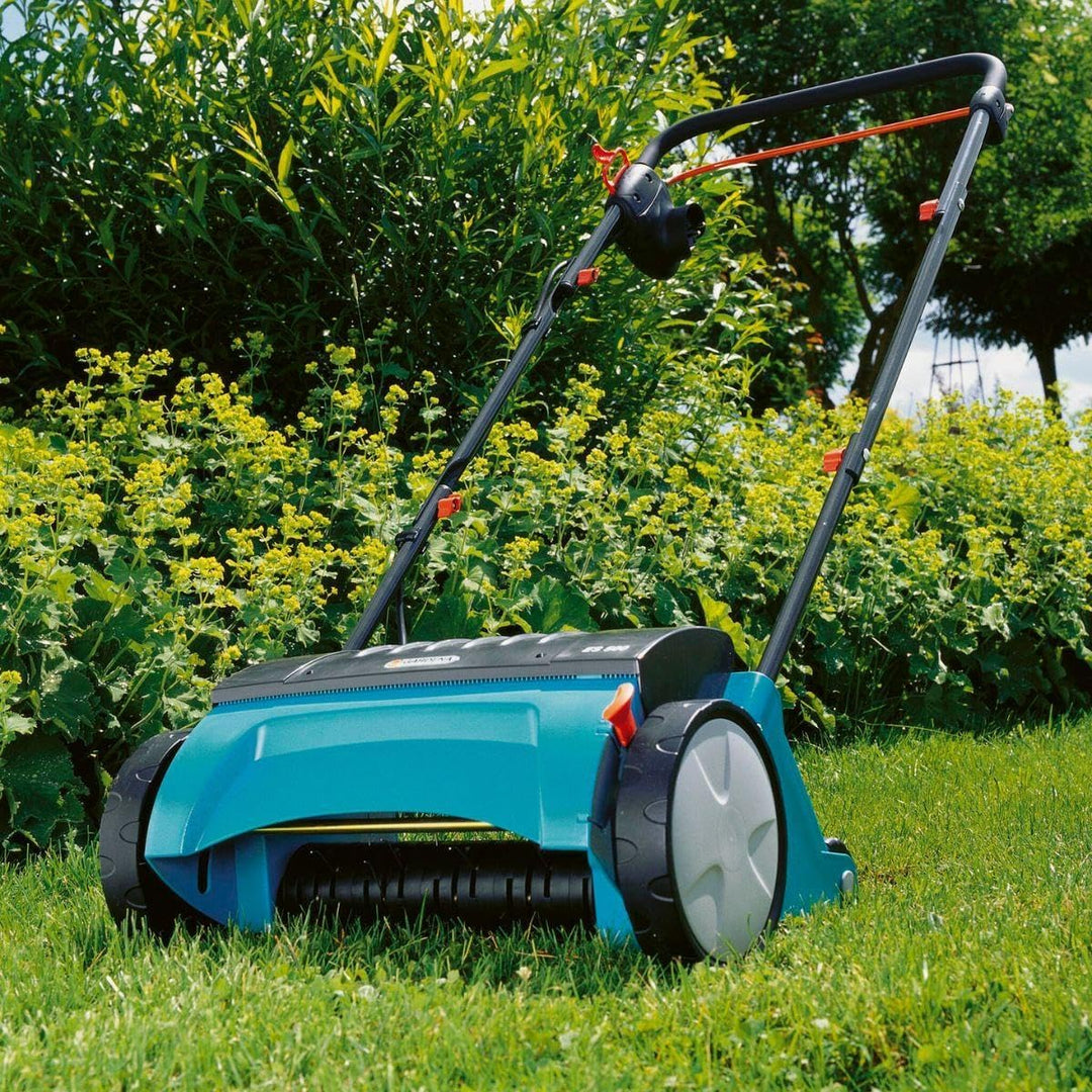 Gardena Aireador eléctrico ES 500 Motor PowerPlus 500 W. Ancho de Trabajo 30 cm. Ajuste de la profun