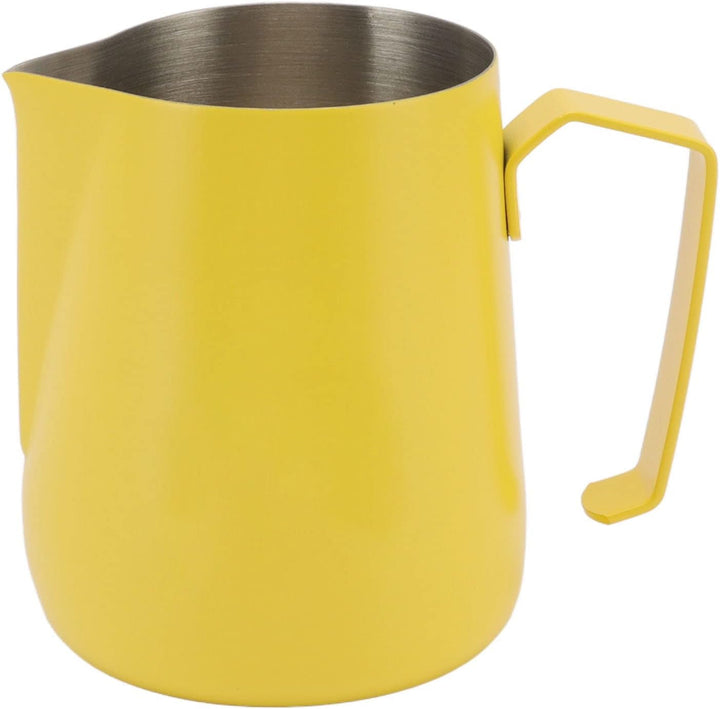 Milchkännchen, Milchaufschäumkännchen, 450 Ml, Milchaufschäumkrug aus Edelstahl 304, Dampfkrug, Milc