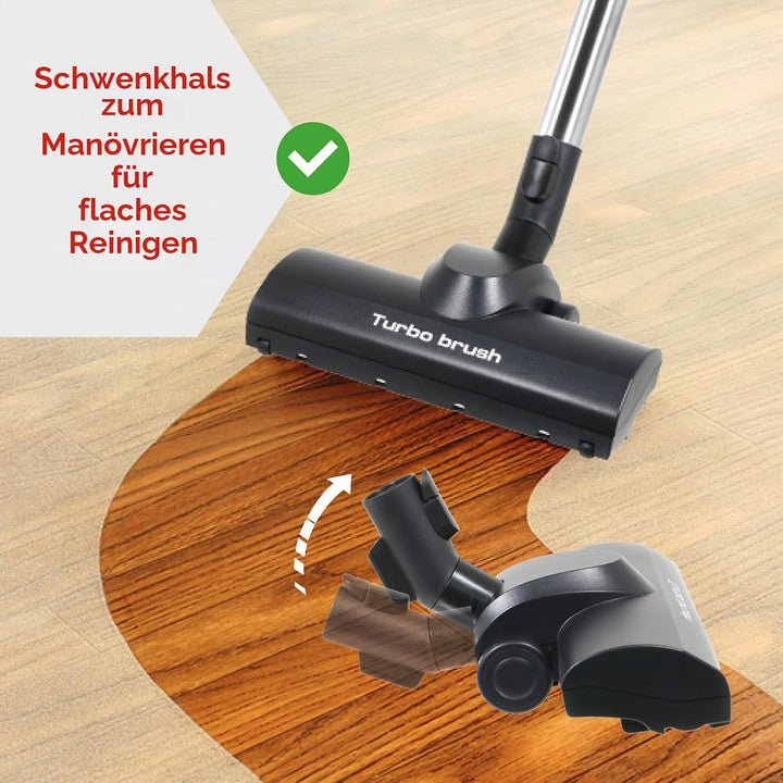 SPARES2GO Turbo-Bürstenkopf für Kärcher Staubsauger-Turbinen-Bodendüse WD2 WD3 WD3P WD4 WD5 WD6 WD6P