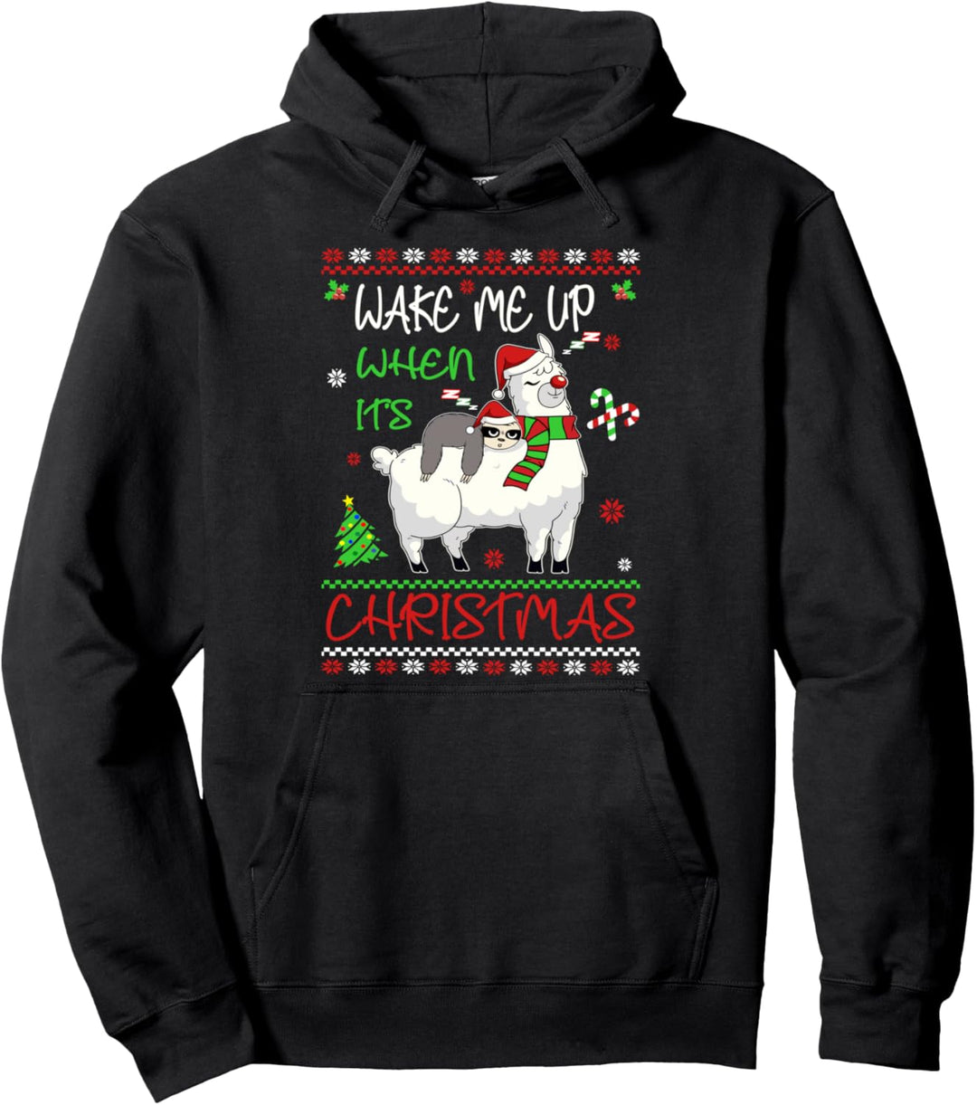 Hässlicher Weihnachtspullover - Xmas Faultier Pullover Hoodie