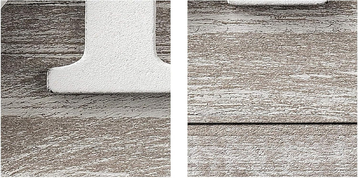 Runa Art Bild Wohnzimmer Home Herz 5 Teilig Landhausstil Beige Braun Wandbilder auf Vlies Leinwand 5