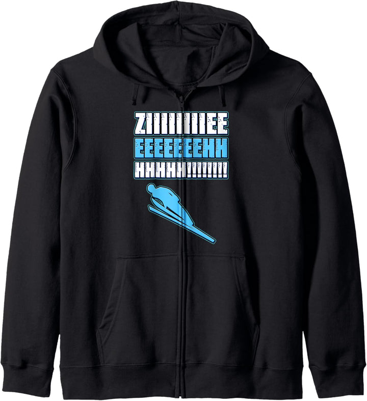 Evolution Ski Jumping Skispringen Wintersport Skispringer Kapuzenjacke