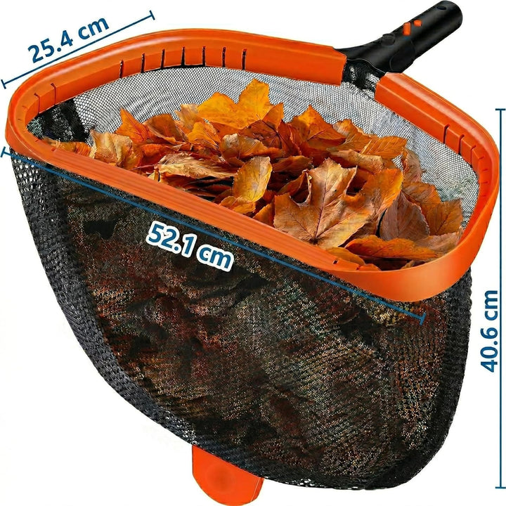KGC 20 Zoll (50,8 cm) Poolkescher, Aluminiumrahmen, doppelschichtiges feinmaschiges Tiefennetz zum R