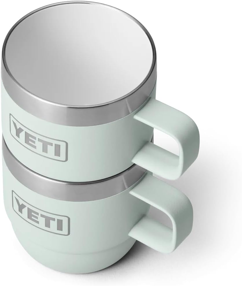 YETI Rambler Stapelbare Tasse Mit DuraSip Keramikbeschichtung, Ridgeline, 2 Pack 6 oz (177 ml), Ridg