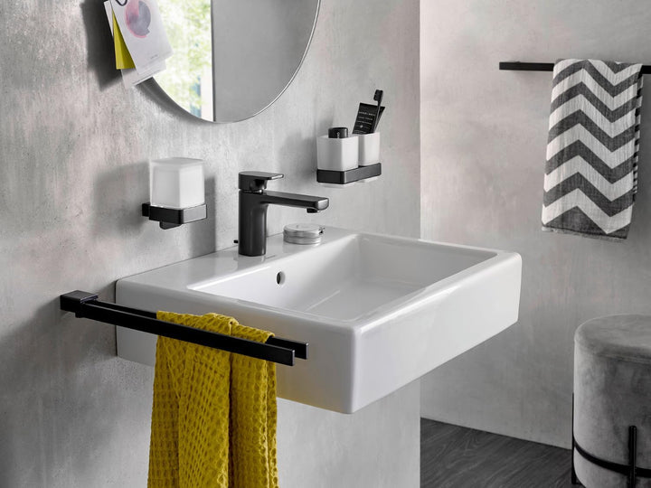 Emco LOFT Seifenspender zur Wandmontage, eleganter und kompakter Wandseifenspender aus Metall und Kr