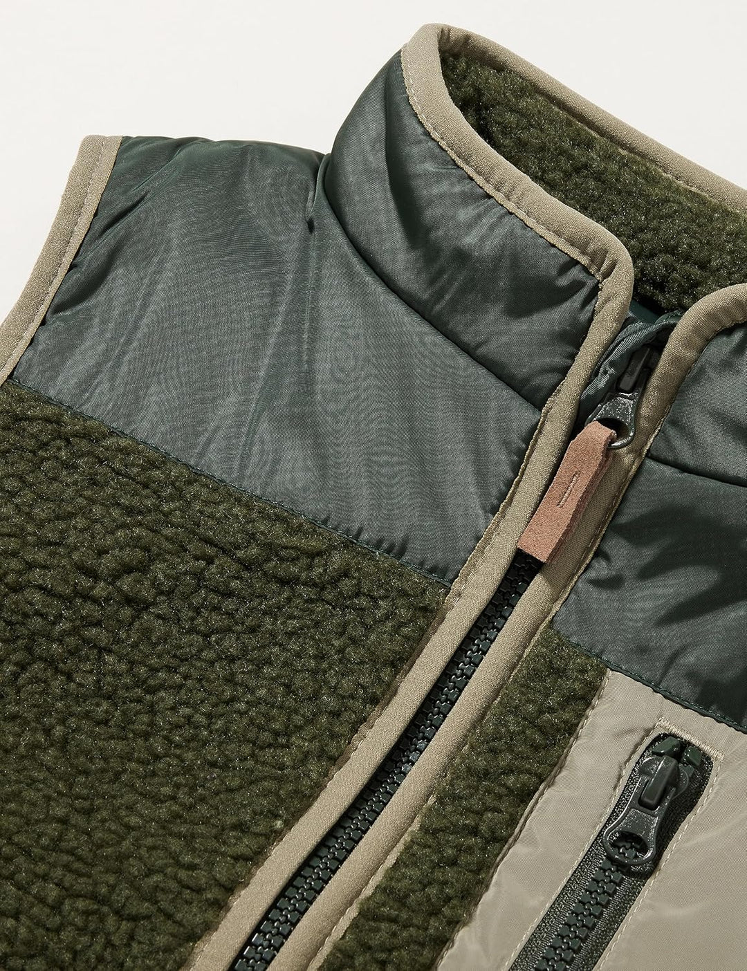 NAME IT Unisex Nknmall Teddy Vest Weste 116 Beetle, 116 Beetle