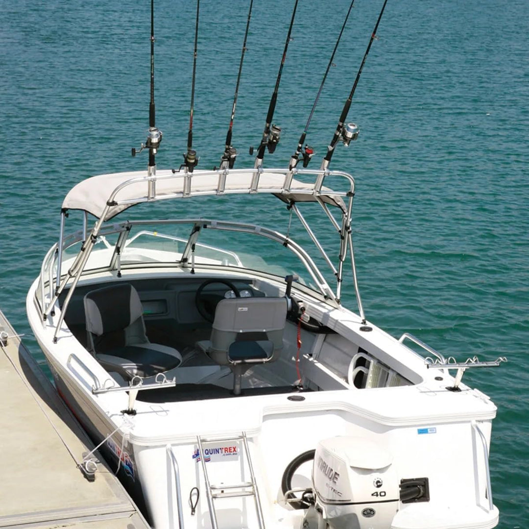 Oceansouth Skipper Klappsitz für Boote Grau/Weiss, Grau/Weiss