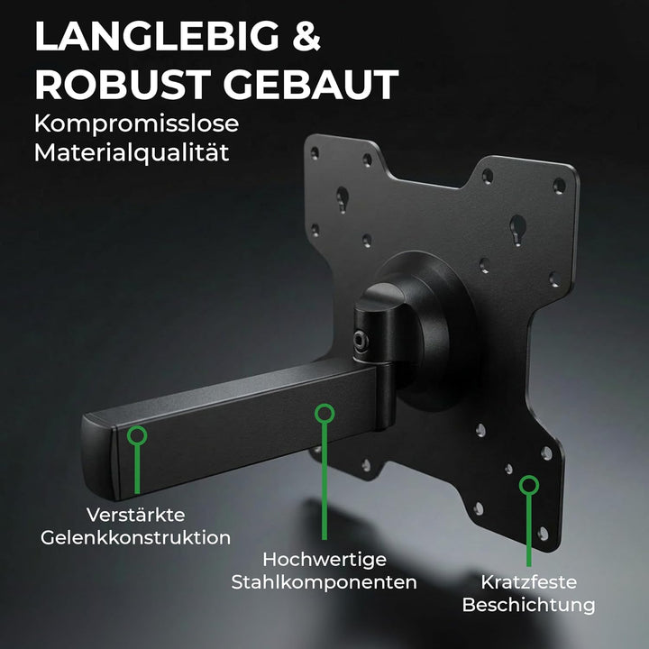 Axis XL 108,5 cm TV Wandhalterung mit extra langem Gelenkarm 50 Zoll Biz 75 Zoll – dreh-, Schwenk-,