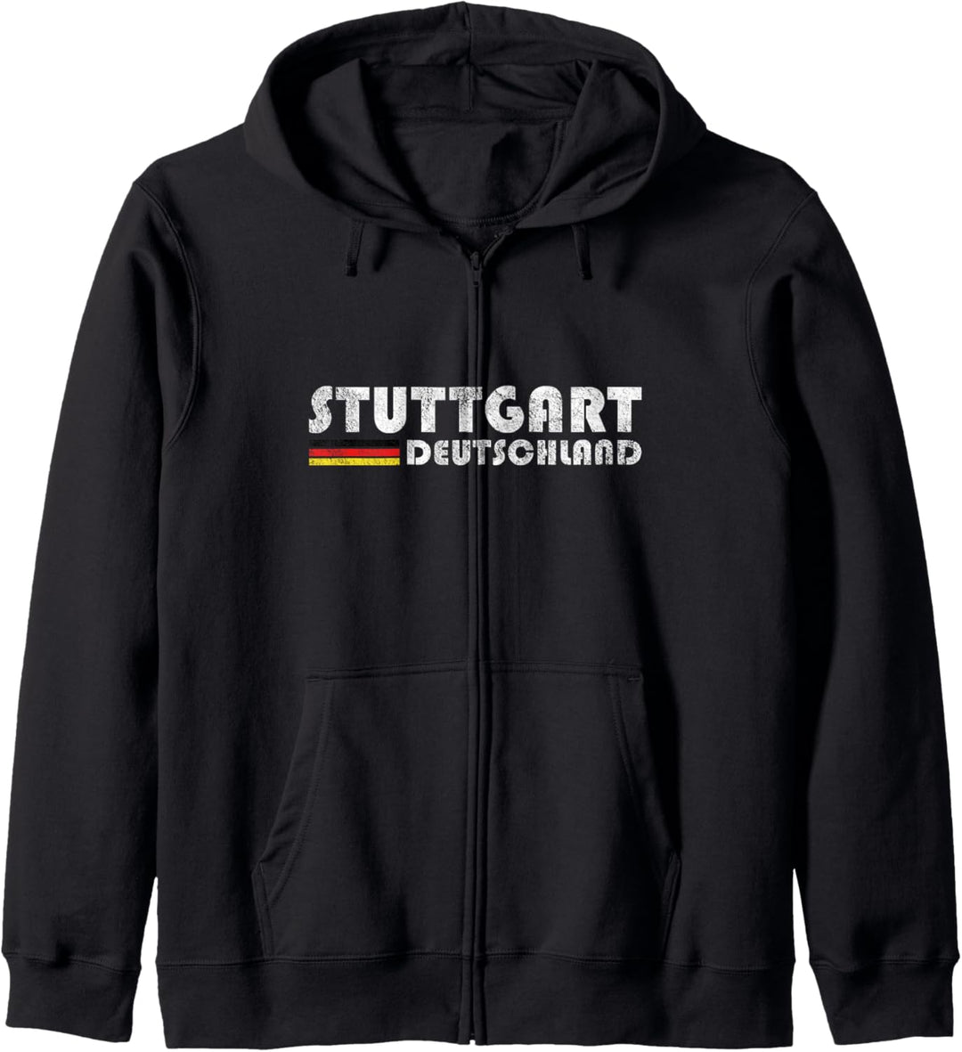 Stuttgart Deutschland Retro Vintage Reise Ferien Geschenk Kapuzenjacke