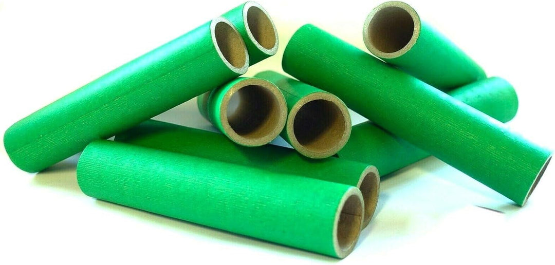 27 x 34,4 x 160mm Papphülse, Grün, parallel, sehr fest, Pappröhrchen, Papierhülse, Cardboard Tubes,