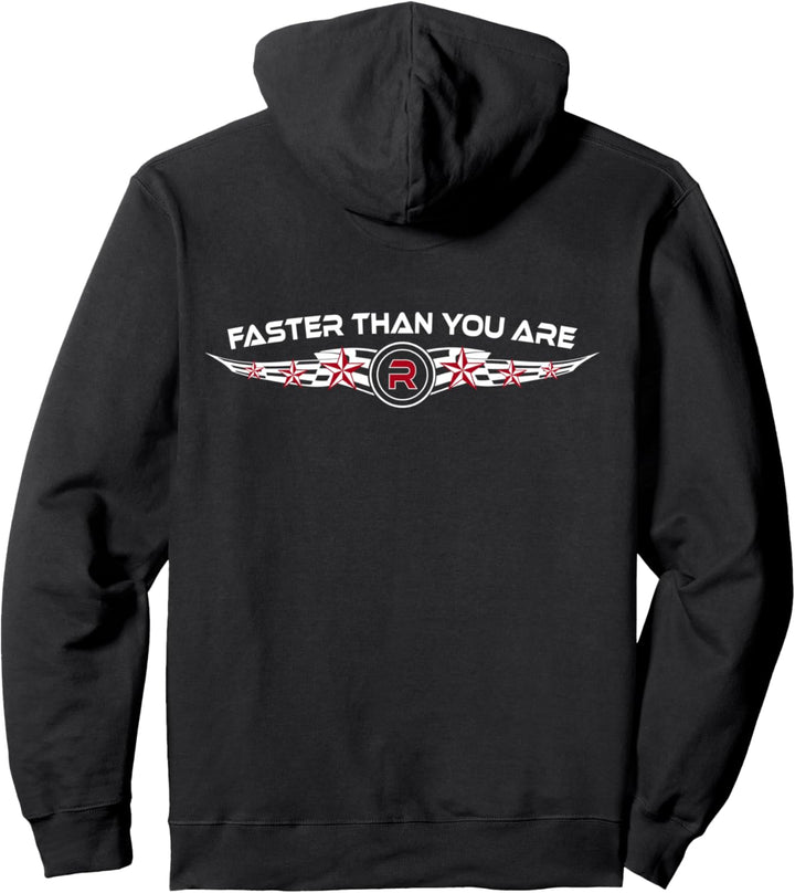 Rebell Motorsports Star-Trek Schneller doppelseitig Pullover Hoodie