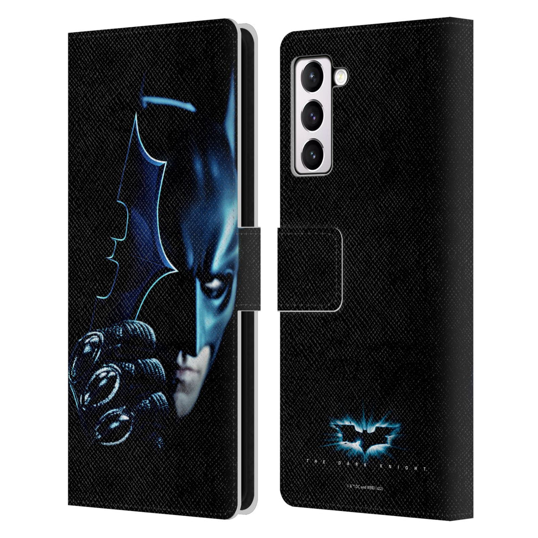 Head Case Designs Offizielle The Dark Knight Batman Batarang Wichtige Kunst Leder-Wallet-Hülle Kompa