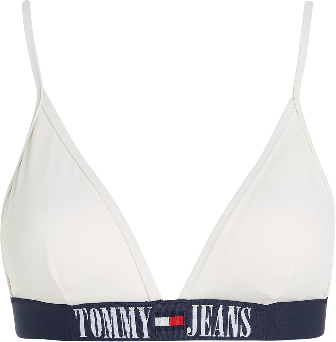 Tommy Hilfiger Damen Triangle Rp Triangel-BHS L Weiss (Ancient White), L Weiss (Ancient White)