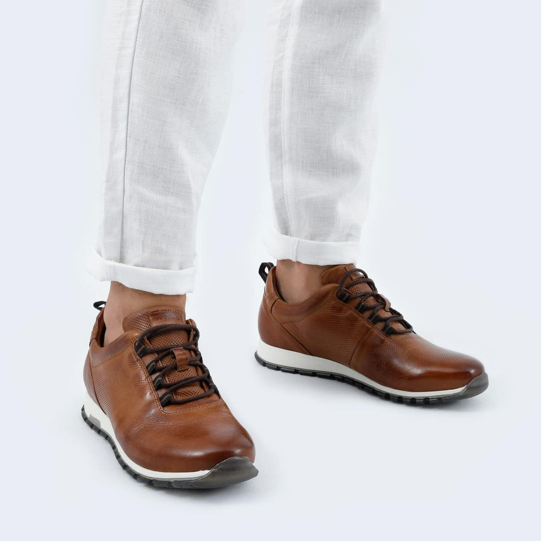WOJAS - Herren-Sneaker | Narbenleder | Weiches Futter | Casual Stil | Perfekt für Jede Jahreszeit 40