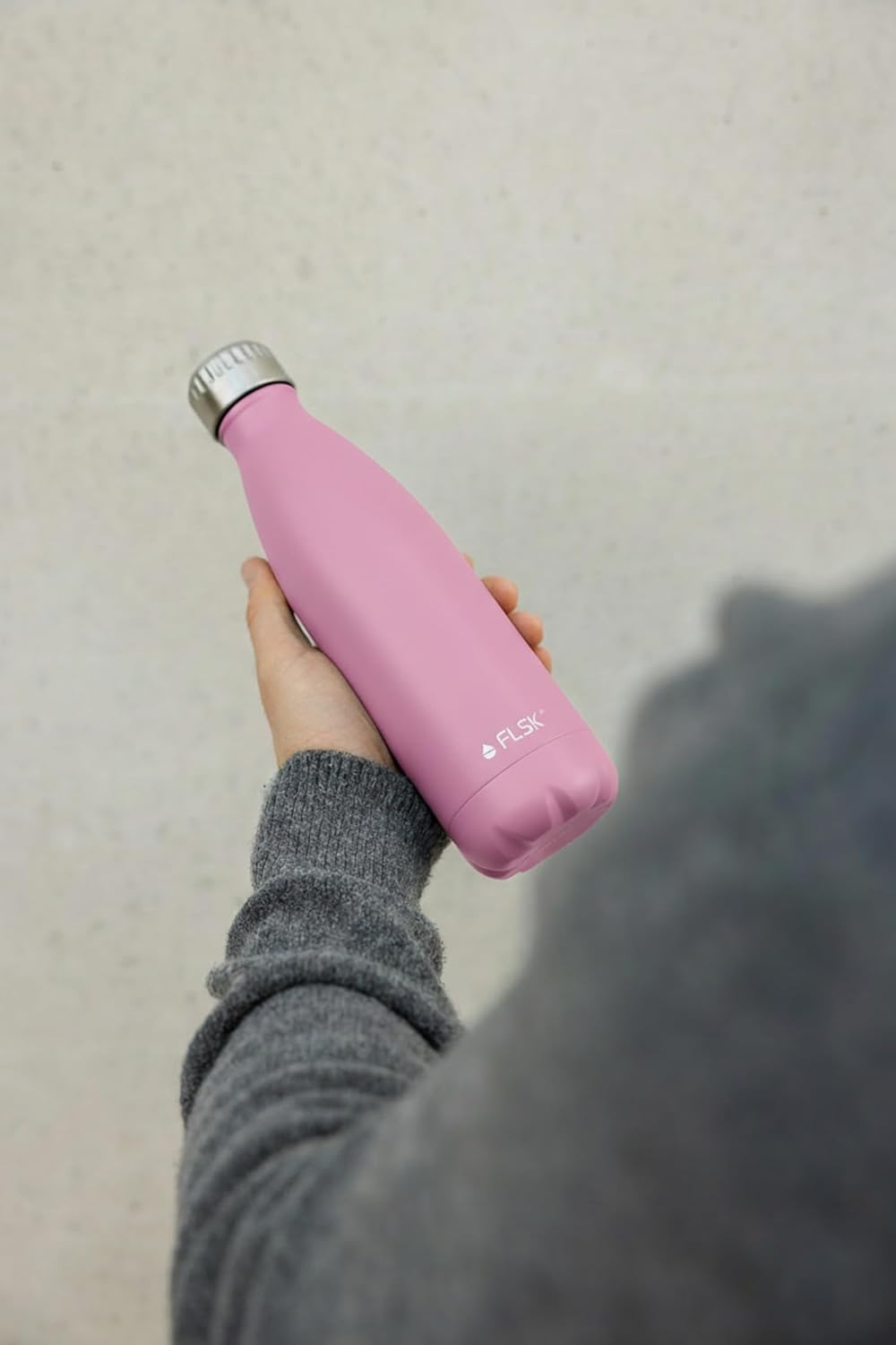 FLSK Trinkflasche – Premium Edelstahl Thermosflasche – 100% auslaufsicher & kohlensäuregeeignet – hä