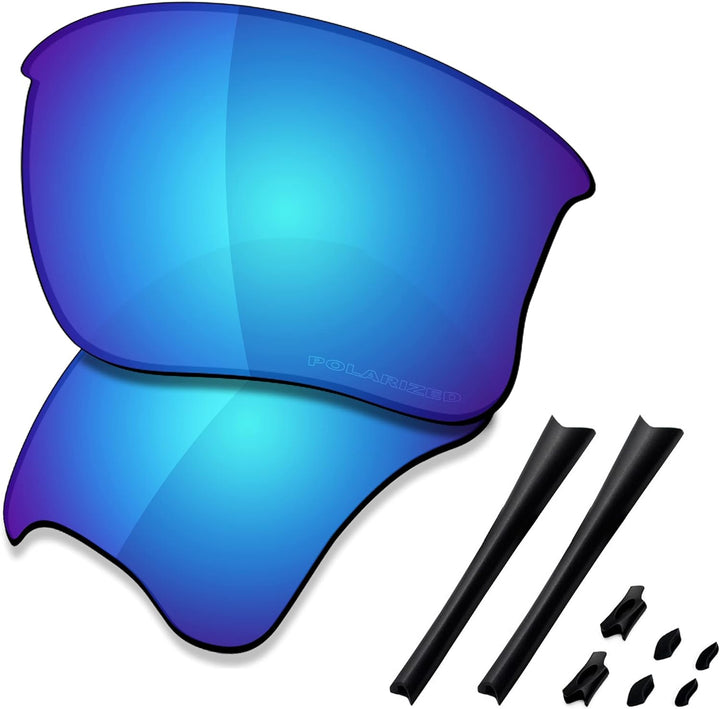 Saucer Premium-Ersatzgläser und Gummi-Kits für Oakley Flak Jacket XLJ OO9009 Sonnenbrillen High Defe