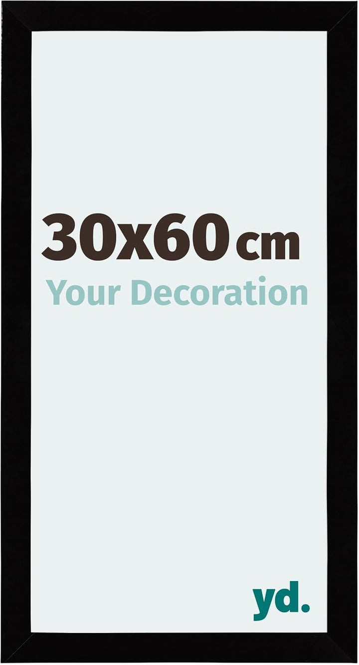 yd. Your Decoration - Bilderrahmen 30x60 cm - Bilderrahmen aus MDF mit Acrylglas - Antireflex - Ausg