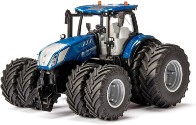 siku 6739, New Holland T7.315 Traktor, 1:32, Blau, Metall/Kunststoff, Ferngesteuert, Inkl. Bluetooth