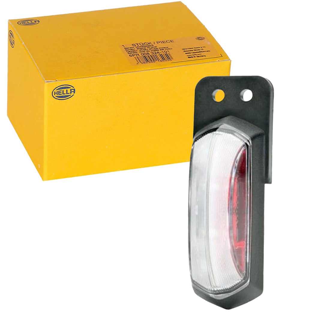 HELLA - Umrissleuchte - LED - 24V - LED-Lichtfarbe: rot/weiss - seitlicher Anbau - 2XS 205 020-131 o