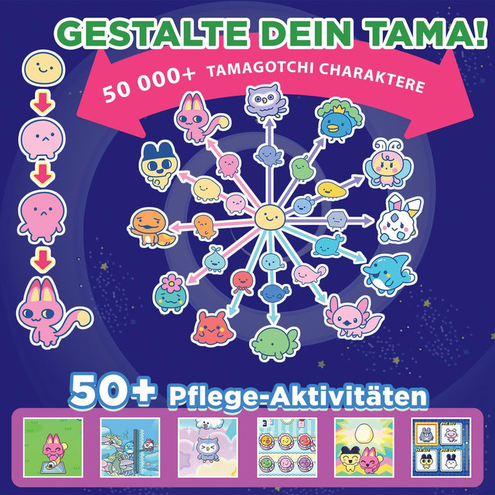 Bandai – Tamagotchi Paradise Jade Forest – Virtuelles Haustier zum Aufziehen – Tamagotchi Interaktiv