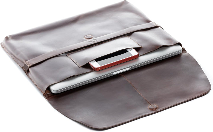 SID &amp; VAIN Laptop-Hülle HARVORD aus Premium Leder I Laptop Case gross für Herren und Damen 13 Zoll e