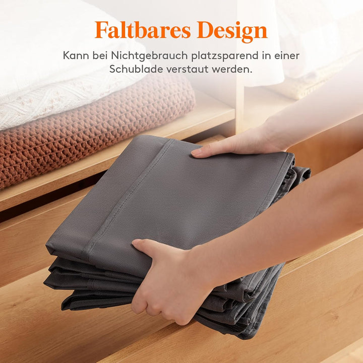 Lifewit Aufbewahrungsbehälter für unter dem Bett, 4er-Pack, 40L Aufbewahrungsbeutel für Decken und v
