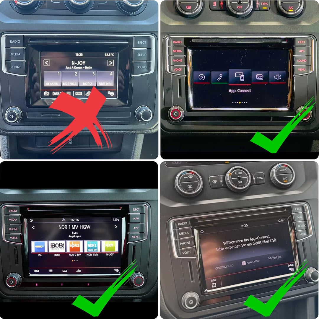 Rückfahrkamera für VW Touran 2016-2020,VW Tiguan II MK2 Allspace 2016-2023,VW Virtus 2018-2024 CANbu