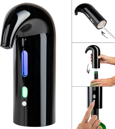 ONVAYA® Elektrischer Weinbelüfter und Wein Dekantierer | Wein Dekanter | Weinspender | Schnelldekant