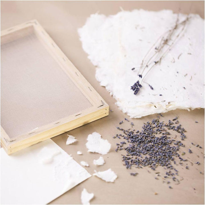 Creativ Company Bastelset für Papierherstellung, weiss