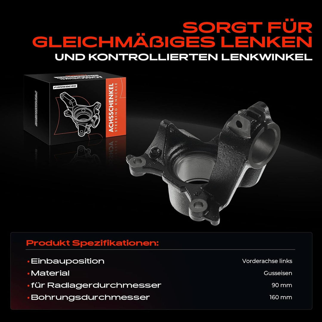 Achsschenkel Radlager Vorne Links für Jumper Ducato 250 Boxer 2006-2011 3646A0