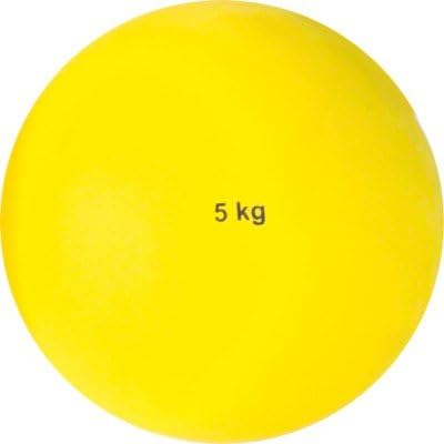 Sport-Thieme Stosskugel Kunststoff | Indoor & Outdoor | 2kg - 7,26kg | Hallenstosskugel | Griffiges
