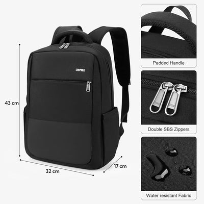 Laptop Rucksack Herren Wasserdicht Backpack Tagesrucksack Business Rucksack Herren Arbeitsrucksack L