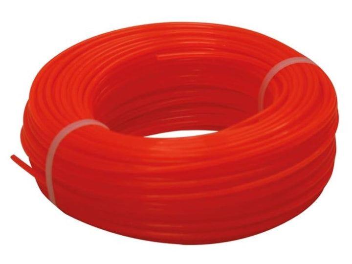 Toolland Trimmerfaden, Nylon, Rot, 2.4 mm, 25 m